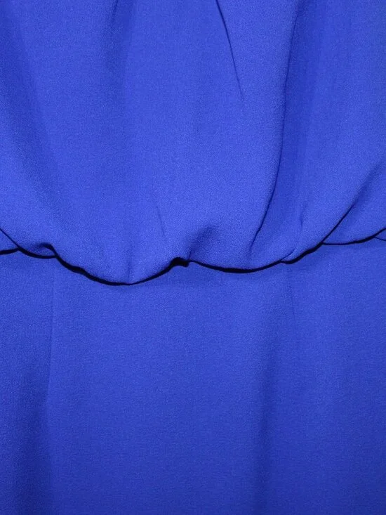 Women's Dress The Population Electric Blue Amada Sheath Sleeveless Dress - Picture 4 of 16